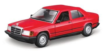 BBurago - Avtomobili HOBBY, Mercedes-Benz 190 E 2.6, rdeča, 1:24