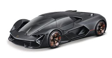 BBurago - Avtomobili HOBBY, Lamborghini Terzo Millennio, siva kovinska, 1:24
