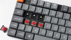 Keychron K5 Max brezžična nizkoprofilna mehanska tipkovnica, Gateron rdeča stikala, RGB (K5M-H1-UK)