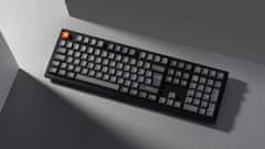 Keychron K10 Max brezžična mehanska tipkovnica, rjava stikala, RGB, črna (K10M-H3-UK)