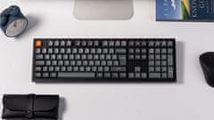 Keychron K10 Max brezžična mehanska tipkovnica, rjava stikala, RGB, črna (K10M-H3-UK)