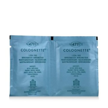 4711 Colognette Refreshing Lemon Tissues vlažilni robčki za takojšnjo osvežitev 20 kos