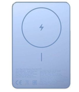 Xiaomi Super Slim polnilna baterija, magnetna, 5000 mAh, modra (71821)