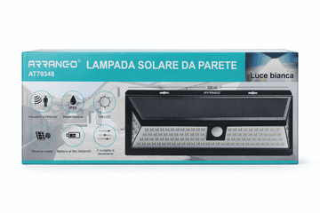Arrango Solarna LED stenska svetilka 30 × 10 cm