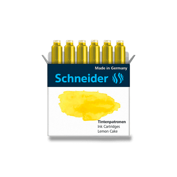Schneider Stekleničke s črnilom, 6 kosov - rumene
