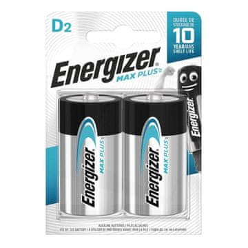 shumee Alkalne baterije Energizer Max Plus D / LR20 - 2 kosa (blister)