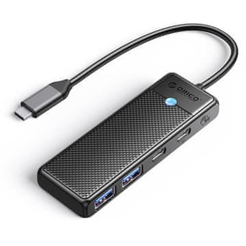 shumee Orico PAPW2AC-C3-015-BK-EP USB-C vozlišče 2x USB-A, 2x USB-C, PD 100W
