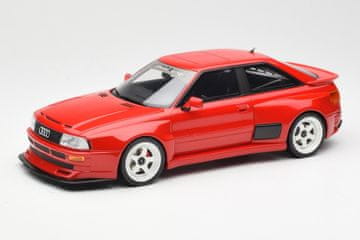 shumee Audi 80 B4 Coupe RS2 Prior Design Red Otto 1/18