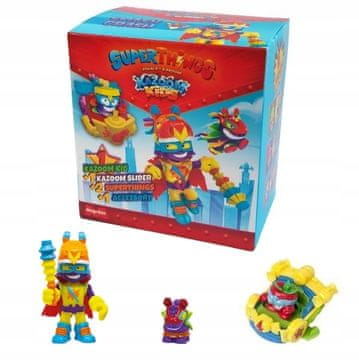 shumee Komplet Super Things Zings DRSNIK + 2 figuri + KAZOOM KID SMASH CRASH