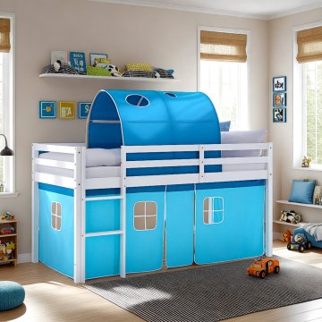 Homestyle4U Pograd, 207,5x110x99,5 cm, modra