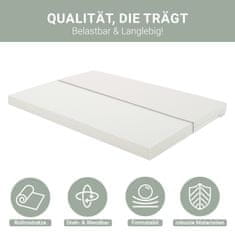 Homestyle4U Vzmetnica udobna pena 120x200 cm bela