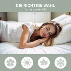 Homestyle4U Vzmetnica udobna pena 120x200 cm bela