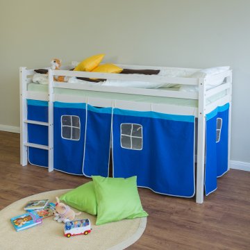 Homestyle4U Pograd, 207,5x96,5x110 cm, modra