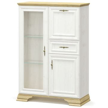 nabbi Igins B-1W2D1DRW trivratna vitrina s predalom