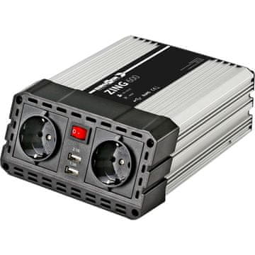 Brunner Zing Zing razsmernik z modificiranim sinusnim izhodom 600 W