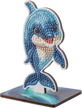 CRYSTAL ART Diamantna slika Ocean: delfin