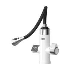 Teesa Električna grelna pipa TSA4112, 3000W, IPX4, bela, ABS plastika, flex izliv