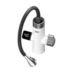 Teesa Električna grelna pipa TSA4112, 3000W, IPX4, bela, ABS plastika, flex izliv