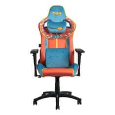 Spawn Manga Edition gaming stol, magnetna blazina, 4D nasloni, 136 kg, rdečo-modri