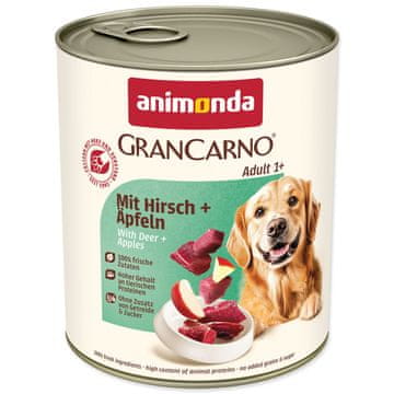 Animonda Hrana v konzervi Gran Carno Adult z jelenjadjo in jabolki 800g