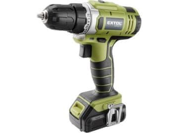 Extol Craft Akumulatorski vrtalnik/izvijač (402400) 12V Li-ion, 1300mAh