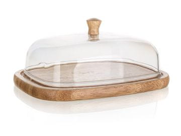 Banquet Posoda za maslo BRILLANTE 17,4x12,4x6,2cm akril/les.