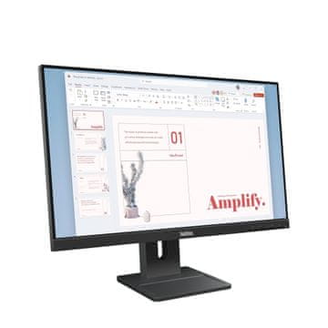 Lenovo ThinkVision E24-40 monitor, 60,4 cm (23.8), IPS, 100 Hz, ergonomsko stojalo, WLED, črni (64BAMAT1EU)
