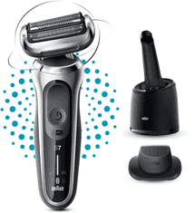 Braun Brivnik Series 7 71-S7200cc, srebrn