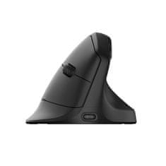 Keychron M5 miška, 8K, brezžična, ergonomska, PixArt, črna (M5-A23)