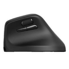 Keychron M5 miška, 8K, brezžična, ergonomska, PixArt, črna (M5-A23)