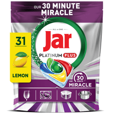 Jar Platinum Plus All in One 5C Lemon kapsule za pomivalni stroj, 31 kapsul
