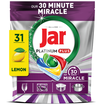 Jar Platinum Plus All in One 5C Lemon kapsule za pomivalni stroj, 31 kapsul
