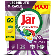 Jar Platinum Plus All in One 5C Lemon kapsule za pomivalni stroj, 60 kapsul