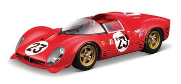 BBurago - Dirke, Ferrari 330 P4 Daytona (1967), rdeča, 1:24