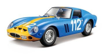 BBurago - Dirke, Ferrari 250 GTO, modra, 1:24
