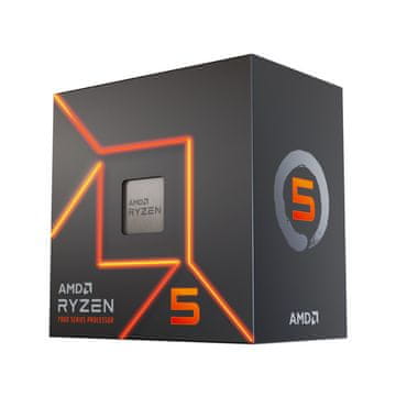 AMD AMD Ryzen 5 7400 BOX procesor, 3.3/4.3GHz, 16MB, AM5, 65W, Wraith Stealth hladilnik (100-100001900BOX)