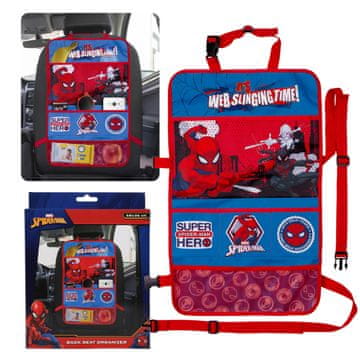 MARVEL COMICS MARVEL Spider-Man Organizator za avtomobilski sedež, zaščitnik za avtomobil, prevleka za sedež