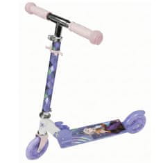 Disney DISNEY Ledeno kraljestvo Dvokolesni skuter z zavoro, do 50 kg, zložljiv, nastavljiv za otroke 6+