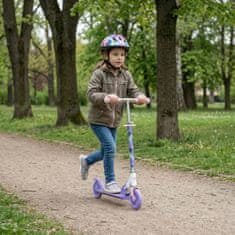 Disney DISNEY Ledeno kraljestvo Dvokolesni skuter z zavoro, do 50 kg, zložljiv, nastavljiv za otroke 6+