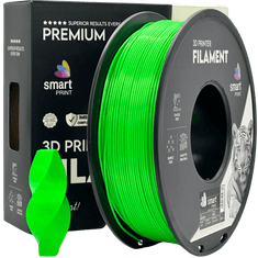 Smart Print 5x PLA Zelena Filament 1.75 mm - Smart Print Biološko Razgradljiv PLA (1kg Kolut)