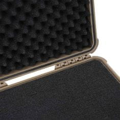 Vidaxl Trda potovalka Peščena 40,5 x 33 x 17,5 cm Polipropilen in ABS