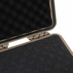 Vidaxl Trda potovalka Peščena 27 x 24,5 x 12,5 cm Polipropilen in ABS