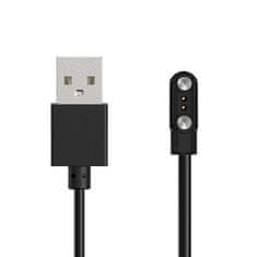 MG Magnetic polnilni kabel za pametno uro 2-pin 2.8mm 1m, črn