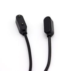 MG Magnetic polnilni kabel za Huawei Band 6/7/8/9/10 / Watch Fit 1/2/3 1m, črn
