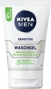Nivea Gel za čiščenje za moške Sensitive (Gel za umivanje) 100 ml