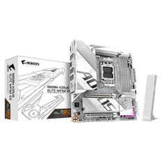 Gigabyte B850M AORUS ELITE ICE osnovna plošča, WiFi6E, AM5, mATX, DDR5