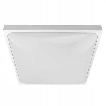 shumee Stropna svetilka E27x2 kvadratna bela 295x70mm