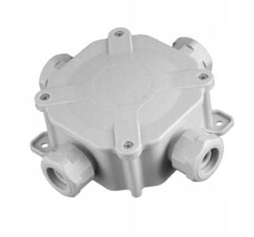 shumee Hermetična razvodna doza z uvodnicami 75x75x33mm IP67