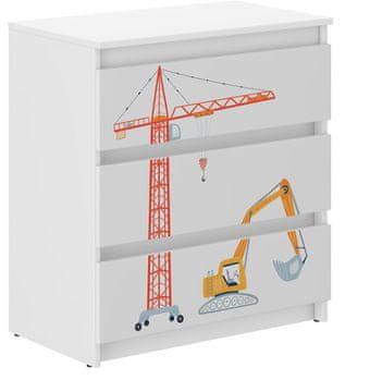 shumee Otroška komoda R-3 MAŠINE