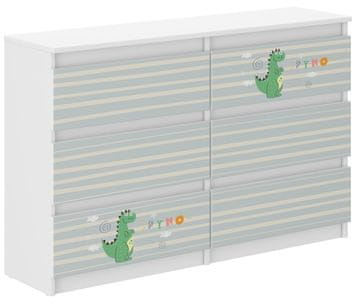 shumee Otroška komoda R-120 DINO